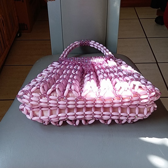 Gorgeous Hancrafted Beads Party Purse - Picture 6 of 8